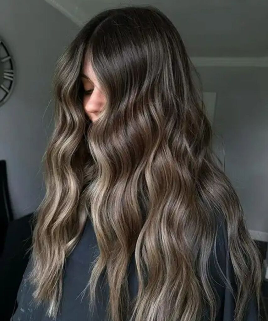 Cool Brunette Shine with Ashy Finish